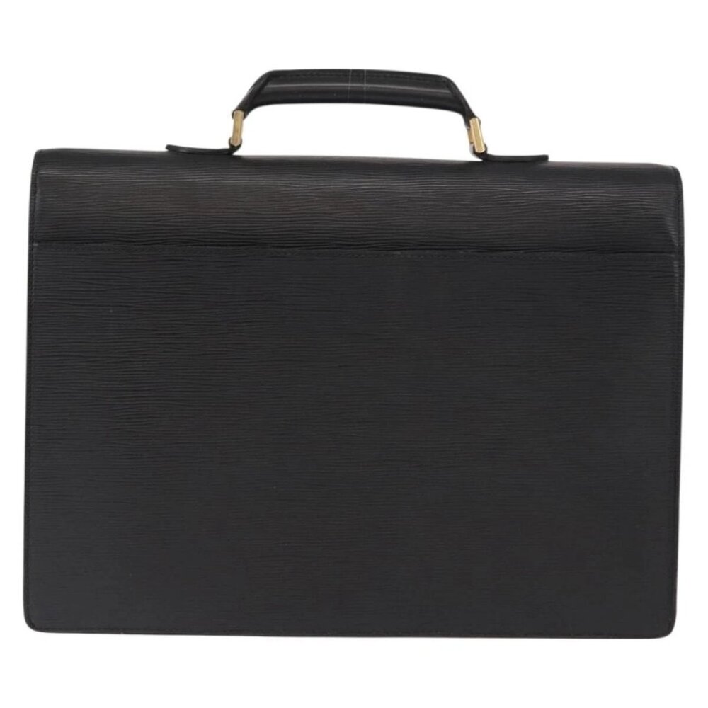 LOUIS VUITTON Epi Serviette Ambassador Business Bag Black M54412 LV Auth BA8580 - Picture 2 of 16